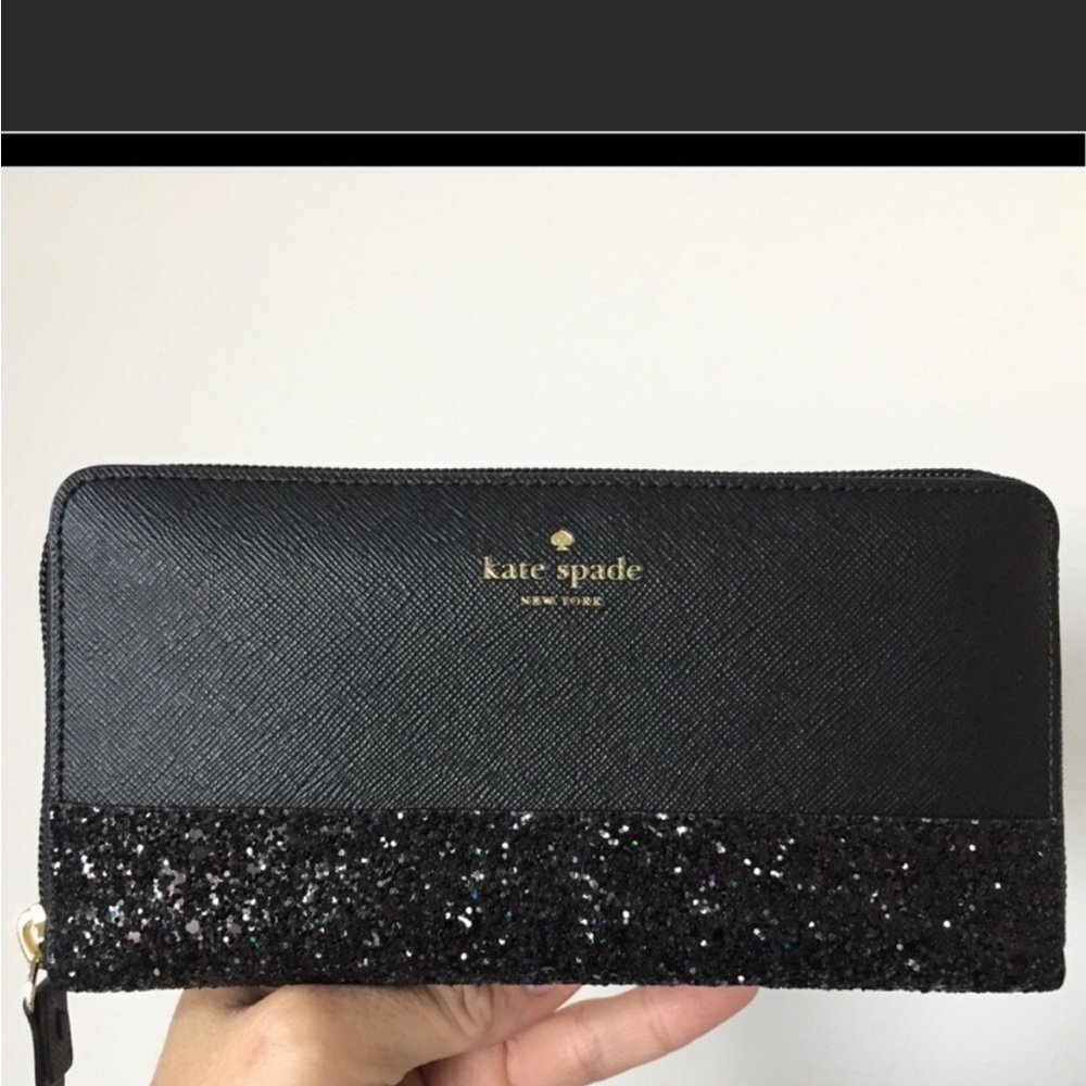 Kate spade glitter wallet clutch New